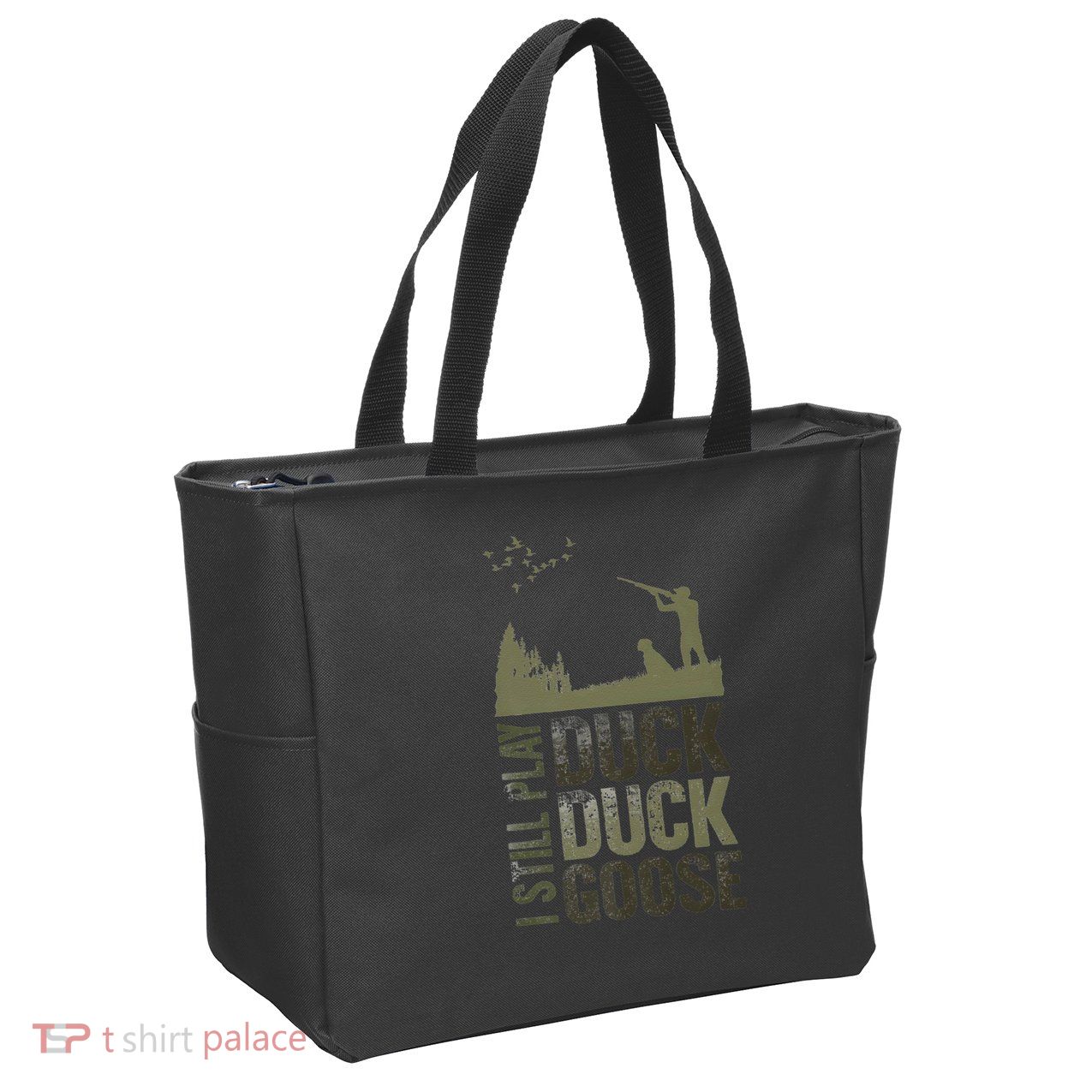 I Still Play Duck Goose Duck Hunter Hunting Zip Tote Bag
