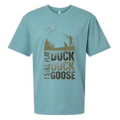 I Still Play Duck Goose Duck Hunter Hunting Sueded Cloud Jersey T-Shirt