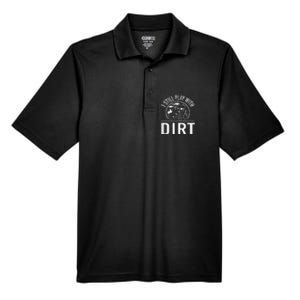 I Still Play With Dirt Funny Tractor Farm Truck Men's Origin Performance Pique Polo