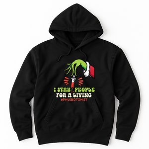 I Stab People For A Living Phlebotomy Christmas Hoodie