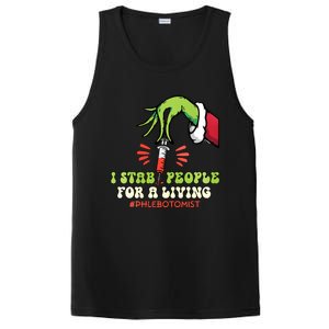 I Stab People For A Living Phlebotomy Christmas PosiCharge Competitor Tank