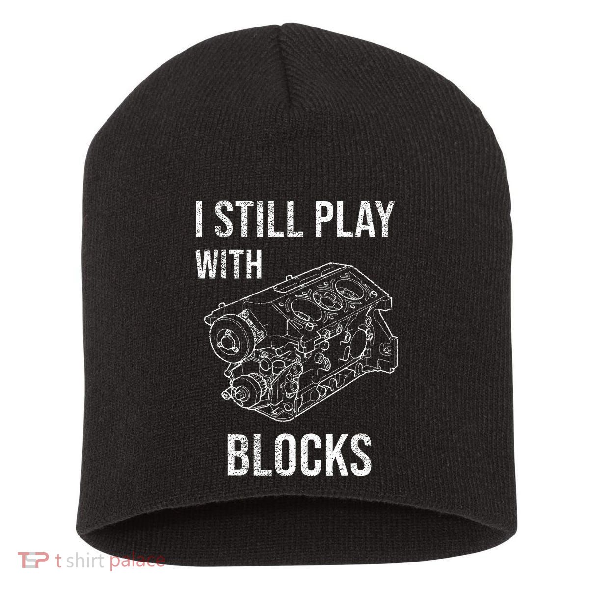 I Still Play With Blocks Short Acrylic Beanie