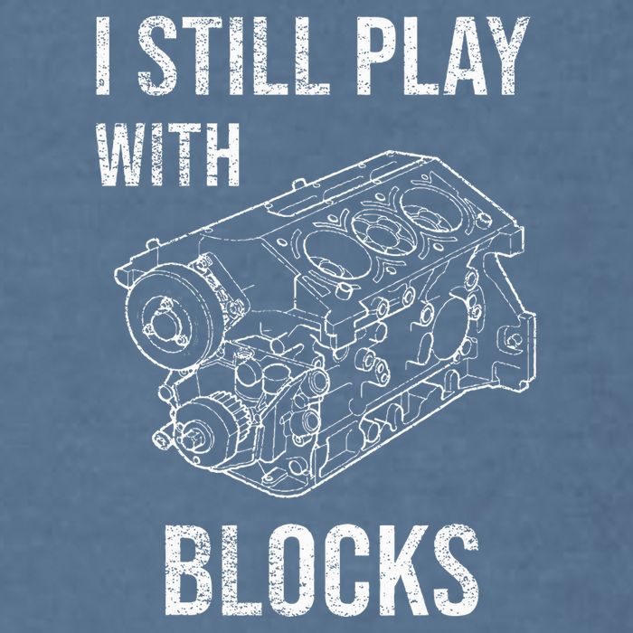 I Still Play With Blocks Garment-Dyed Sweatshirt