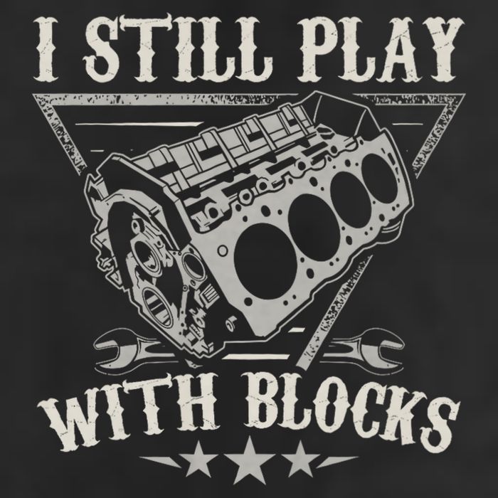 I Still Play With Blocks Car Mechanic Motor Engine Tumbler