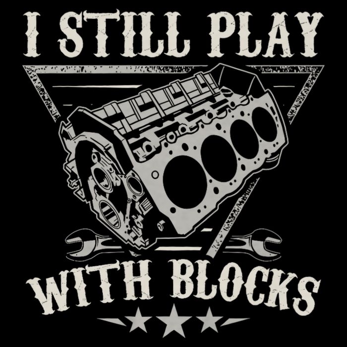 I Still Play With Blocks Car Mechanic Motor Engine Mousepad