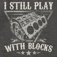 I Still Play With Blocks Car Mechanic Motor Engine Vector Backpack