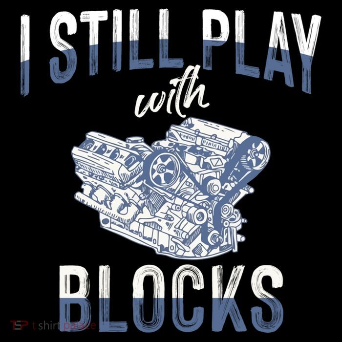 I Still Play With Blocks Meaningful Gift Auto Mechanic Racing Car Engine Gift Sustainable Bucket Hat