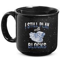 I Still Play With Blocks Meaningful Gift Auto Mechanic Racing Car Engine Gift 15oz Campfire Ceramic Mug