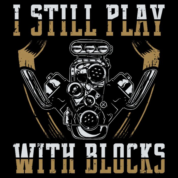 I Still Play With Blocks Car Mechanic Motor Engine Wool Snapback Cap