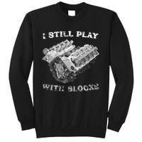 I Still Play With Blocks Racing Maintenance Vintage Sweatshirt