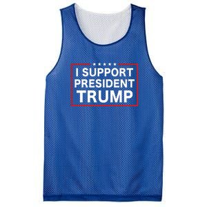 I Support President Trump Mesh Reversible Basketball Jersey Tank