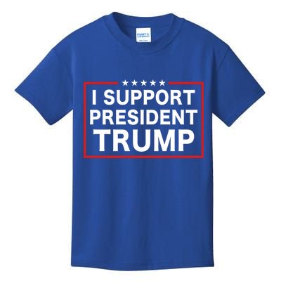 I Support President Trump Kids T-Shirt