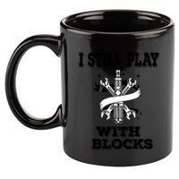 I Still Play With Blocks Maintenance Mechanic Motor Engine Funny Gift 11oz C Handle Ceramic Mug