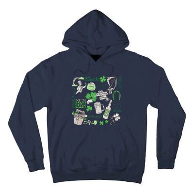 Irish St Patricks Day Love Lip Me I'm Irish Beer Drinking Team Tall Hoodie