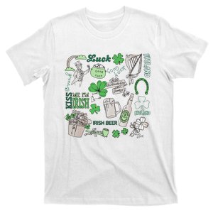 Irish St Patricks Day Love Lip Me I'm Irish Beer Drinking Team T-Shirt