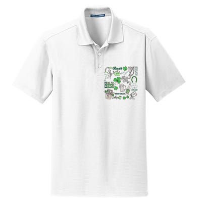 Irish St Patricks Day Love Lip Me I'm Irish Beer Drinking Team Dry Zone Grid Polo