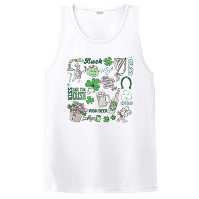 Irish St Patricks Day Love Lip Me I'm Irish Beer Drinking Team PosiCharge Competitor Tank