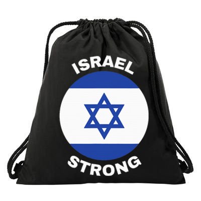 Israel Strong Pray for Israel Drawstring Bag