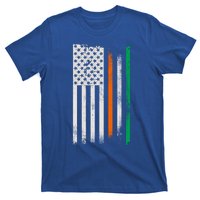 Ireland St Patrick's Day Gift Vintage Irish American Flag Gift T-Shirt