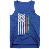 Ireland St Patrick's Day Gift Vintage Irish American Flag Gift Tank Top