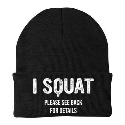 I Squat Please See Back For Details, I Squat Beanie