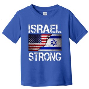 Israel Strong Pray For Israel US Israel Flag Toddler T-Shirt