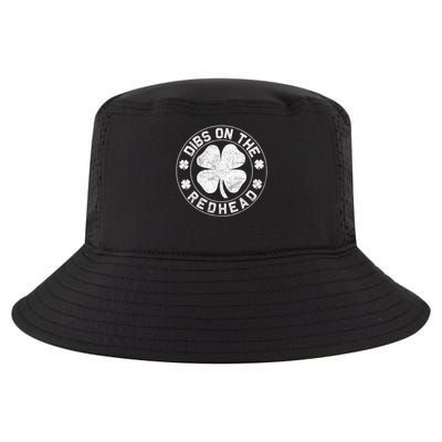  Irish St Patricks Day Shamrock Dibs On The Redhead Cool Comfort Performance Bucket Hat