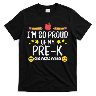 Im So Proud Of My Pre-K Graduates groovy Teacher T-Shirt