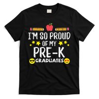 Im So Proud Of My Pre-K Graduates groovy Teacher T-Shirt