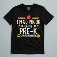 Im So Proud Of My Pre-K Graduates groovy Teacher T-Shirt