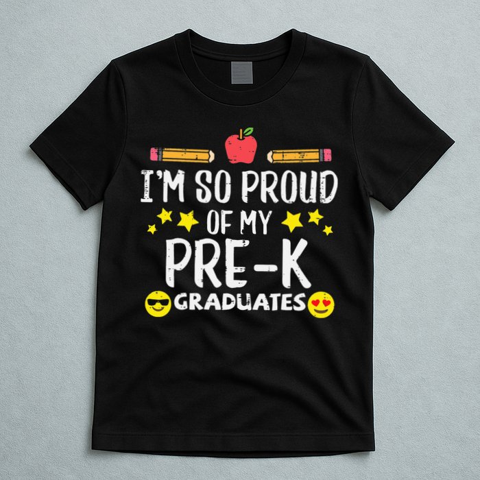 Im So Proud Of My Pre-K Graduates groovy Teacher T-Shirt