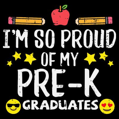Im So Proud Of My Pre-K Graduates groovy Teacher T-Shirt