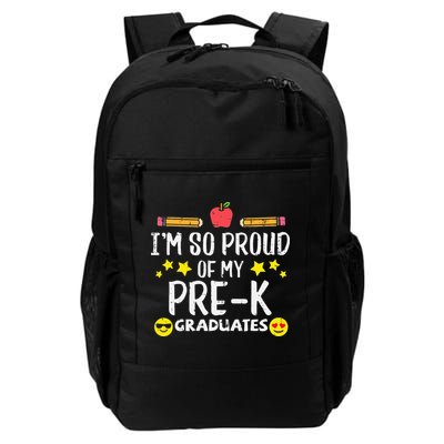 Im So Proud Of My Pre-K Graduates groovy Teacher Backpack