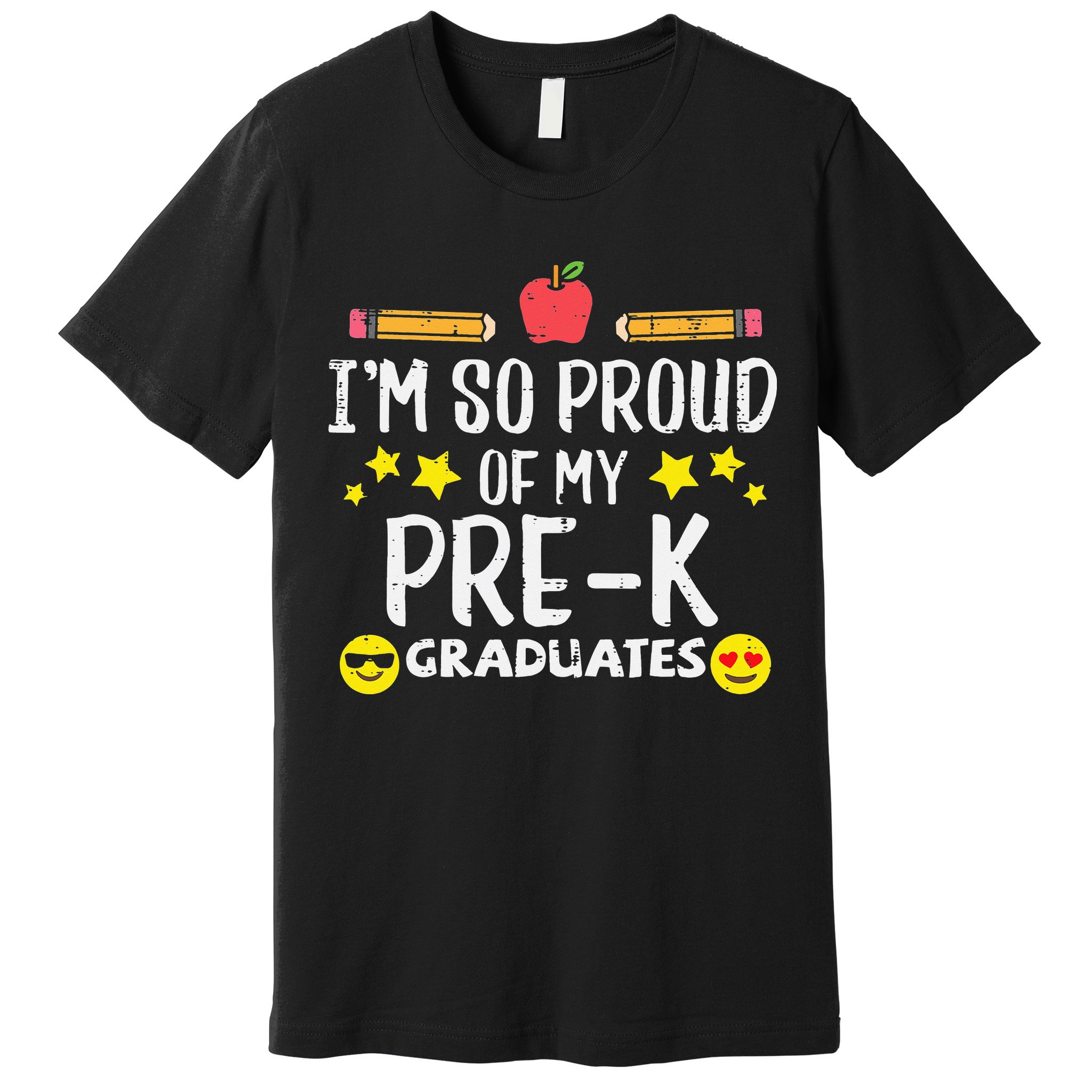 Im So Proud Of My Pre-K Graduates groovy Teacher Premium T-Shirt