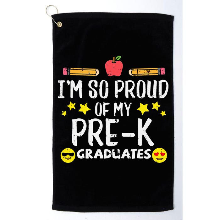 Im So Proud Of My Pre-K Graduates groovy Teacher Golf Towel