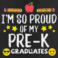 Im So Proud Of My Pre-K Graduates groovy Teacher Golf Towel