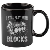 I Still Play With Blocks Funny Car Mechanic Car Engine 11oz C Handle Ceramic Mug