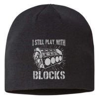 I Still Play With Blocks Funny Car Mechanic Car Engine Sustainable Beanie
