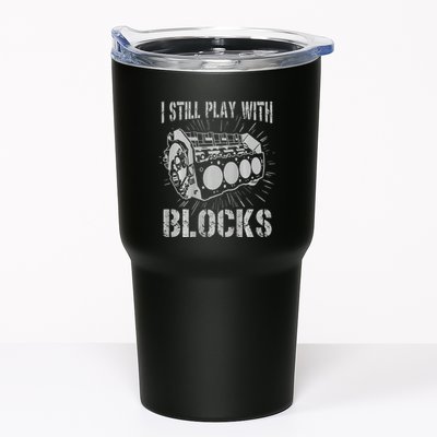 I Still Play With Blocks Funny Car Mechanic Car Engine Tumbler