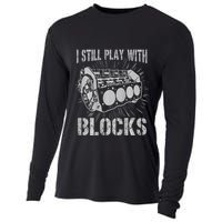I Still Play With Blocks Funny Car Mechanic Car Engine Cooling Performance Long Sleeve Crew