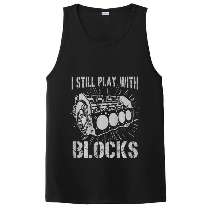 I Still Play With Blocks Funny Car Mechanic Car Engine PosiCharge Competitor Tank