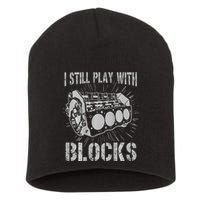 I Still Play With Blocks Funny Car Mechanic Car Engine Short Acrylic Beanie