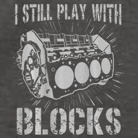 I Still Play With Blocks Funny Car Mechanic Car Engine Vector Backpack