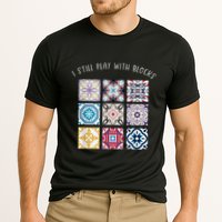 I Still Play With Blocks Quilt Patterns Cooling Performance Crew T-Shirt