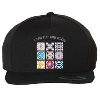 I Still Play With Blocks Quilt Patterns Wool Snapback Cap