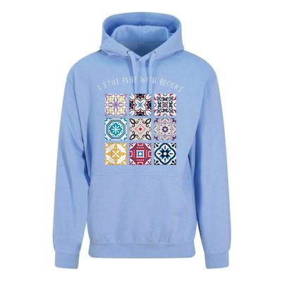 I Still Play With Blocks Quilt Patterns Unisex Surf Hoodie