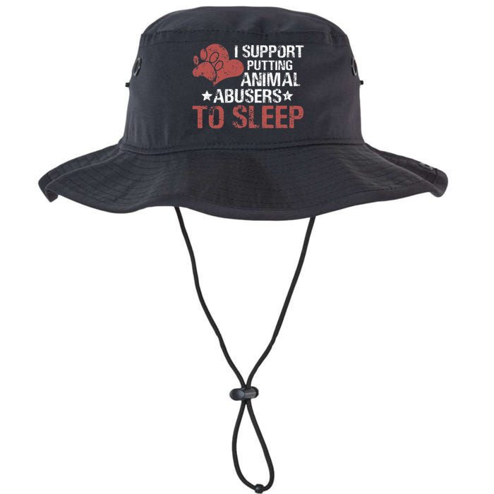 I Support Putting Animal Abusers To Sleep Legacy Cool Fit Booney Bucket Hat