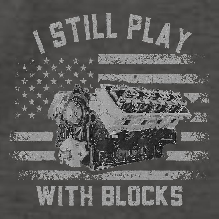 I Still Play With Blocks Racing Mechanics Engine Vector Backpack