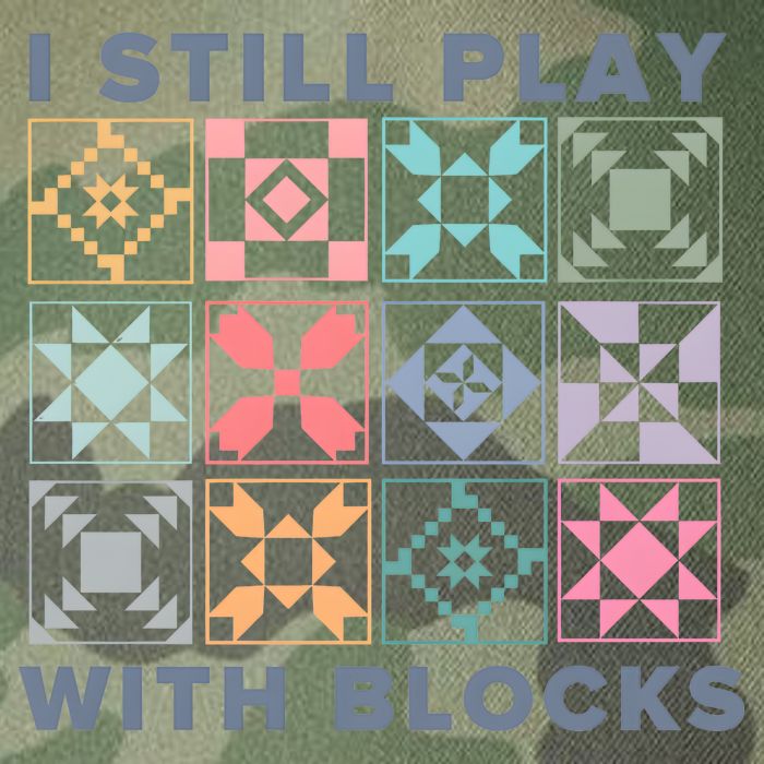 I Still Play With Blocks Quilt Blocks Legacy Tie Dye Trucker Hat