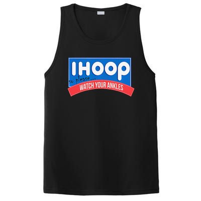 Ihoop So Please Watch Your Ankles Funny Basketball Bball PosiCharge Competitor Tank